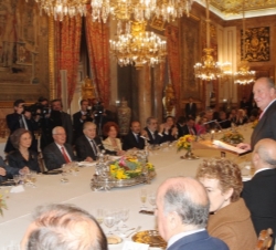 Su Majestad el Rey durante su intervención
